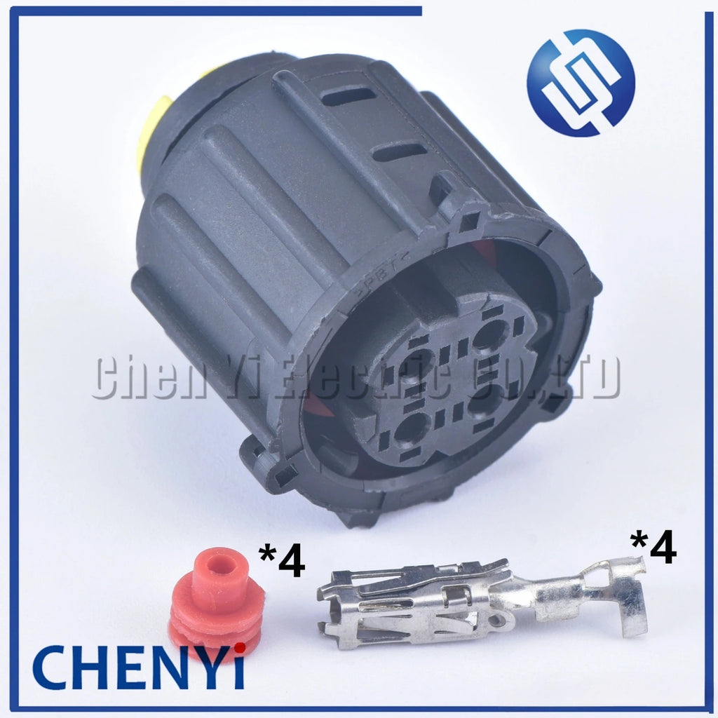 4 Pin round waterproof automotive electrical plug 17984.000.002 sealed auto cable connector 17984000002 With Pins