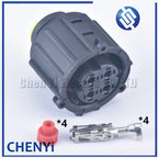 4 Pin round waterproof automotive electrical plug 17984.000.002 sealed auto cable connector 17984000002 With Pins