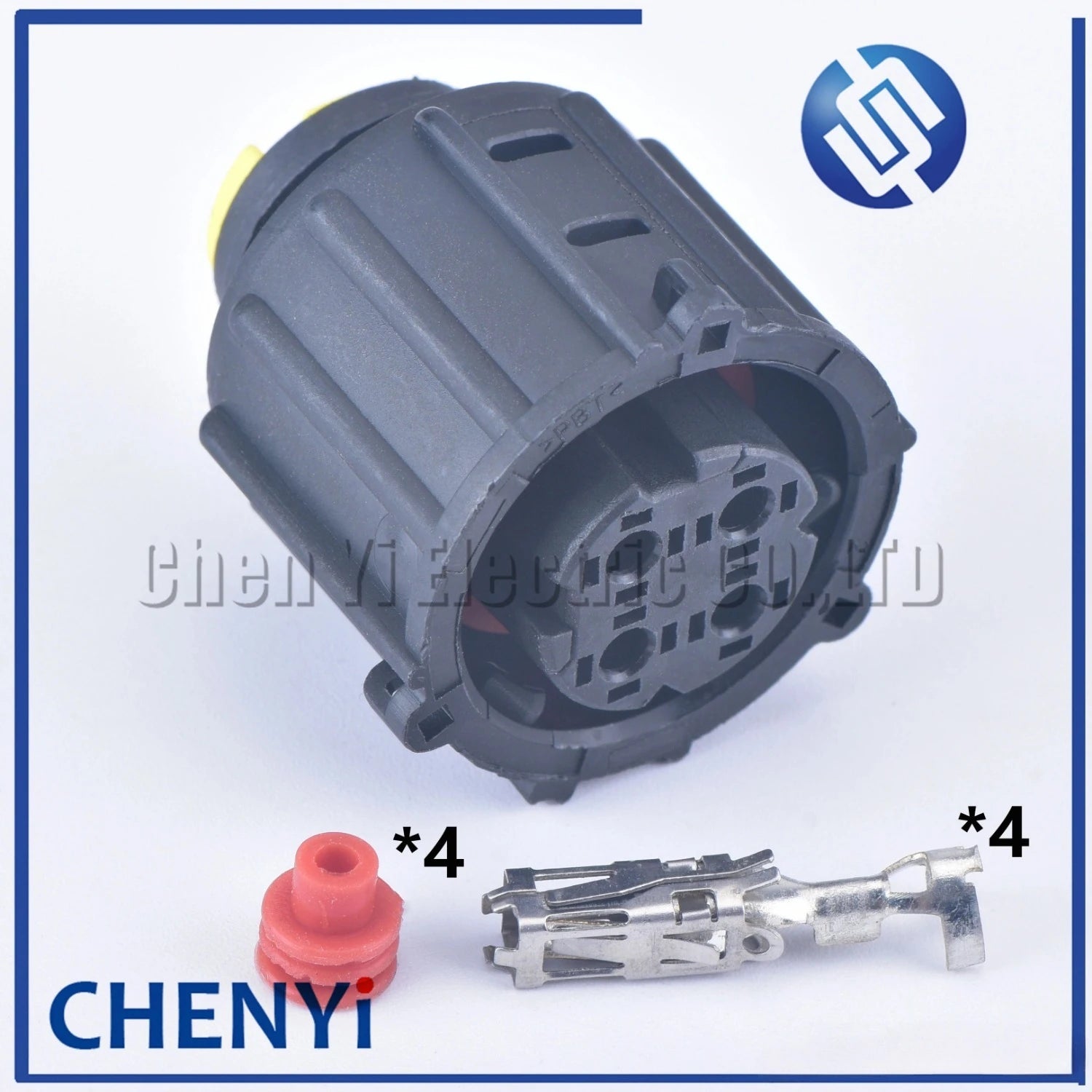 4 Pin round waterproof automotive electrical plug 17984.000.002 sealed auto cable connector 17984000002 With Pins