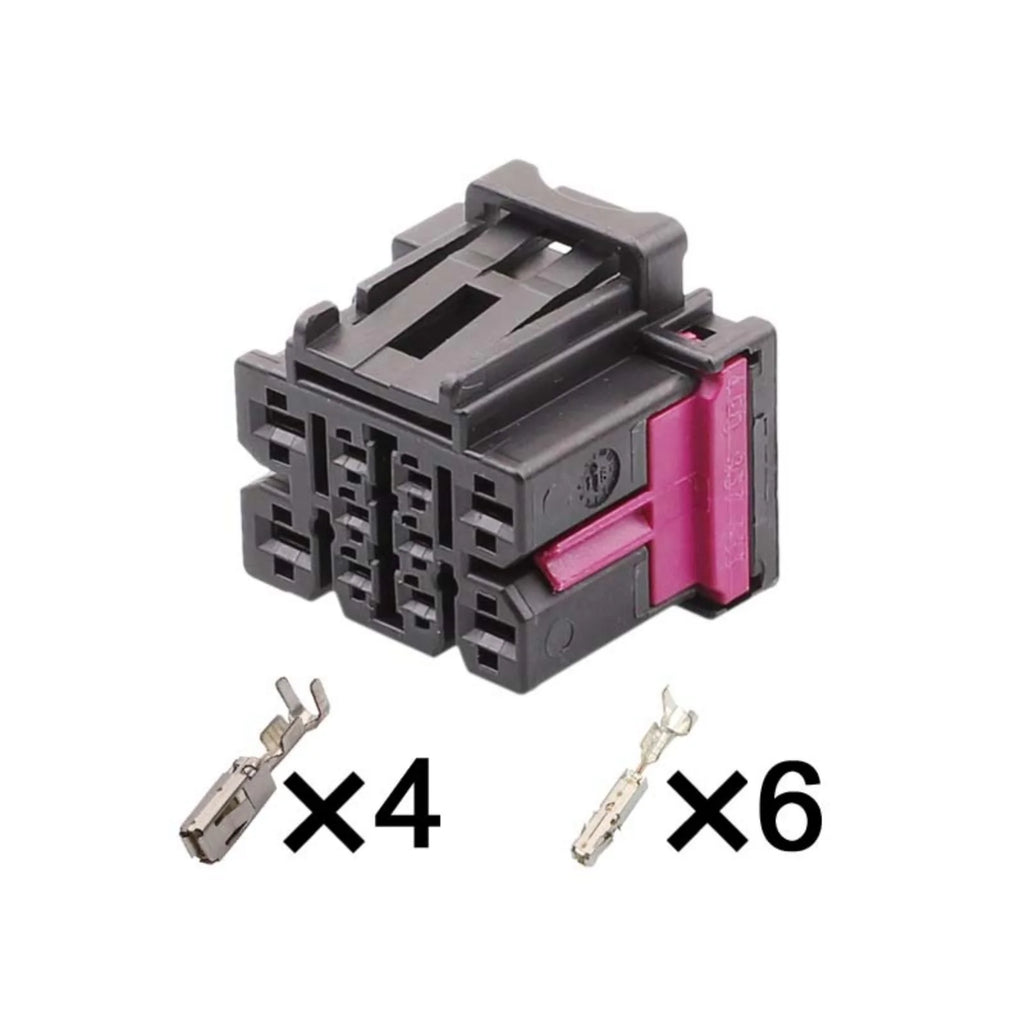 10 PIN Female Male Car Electric Seat Heating Switch1.5mm 3.5mm Connector 4F0937743 4F0937733 For VW Audi