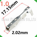 50 Pcs 1.0 mm Male or Female wire Crimp Pins For 8100-3077 8100-3067 Sheath Automotive ...