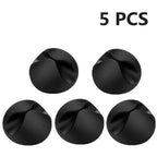 Car Wire Tie Clip Adhesive Fixer Organizer Black White Clamp Cable Line Holder Phone Computer USB Line Fastener Auto Accessories