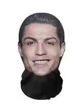 Creative 3D Face Show Spoof Trick Hood Full Face 3D Mask Party Mask Amagi