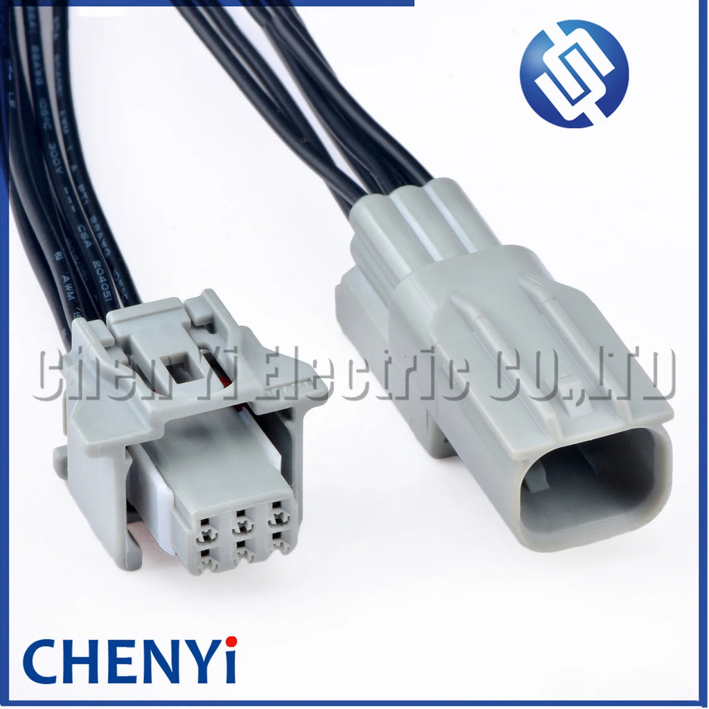 6 Pin Auto Reversing Radar Probe connector Eye Rear View Camera Wire harness plug 90980-12790 90980-12A80 6189-7065 For Toyota