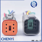 DT 2 3 4 6 8 12 Pin Automotive Sealed Electric Plug male female Waterproof Connector Wire Harness DT06-2S DT04-2P For Deutsch