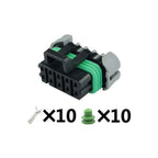 10-PIN Connector Waterproof 1.5mm Male Female Connector Wiring Harness  Cable Plug 12045808 12065425 With Terminals