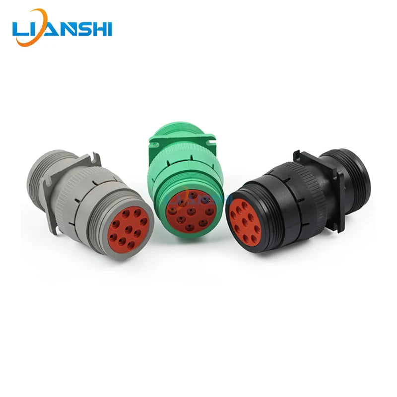 Suitable for Deutsch type connector 9-core diagnostic interface HD16-9-96S waterproof connector HD10-9-1939P-P080