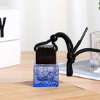 Car Perfume Bottle Perfume Pendant Car-styling Air Freshener Hanging Glass Bottle Auto Ornament Diffuser For Essential Oils Tool