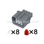 OBD 8Pin Connector Waterproof 2mm Male Female Connector Wire Harness A/F Ratio Cable Socket for Honda Toyota 6189-0134 6181-0075