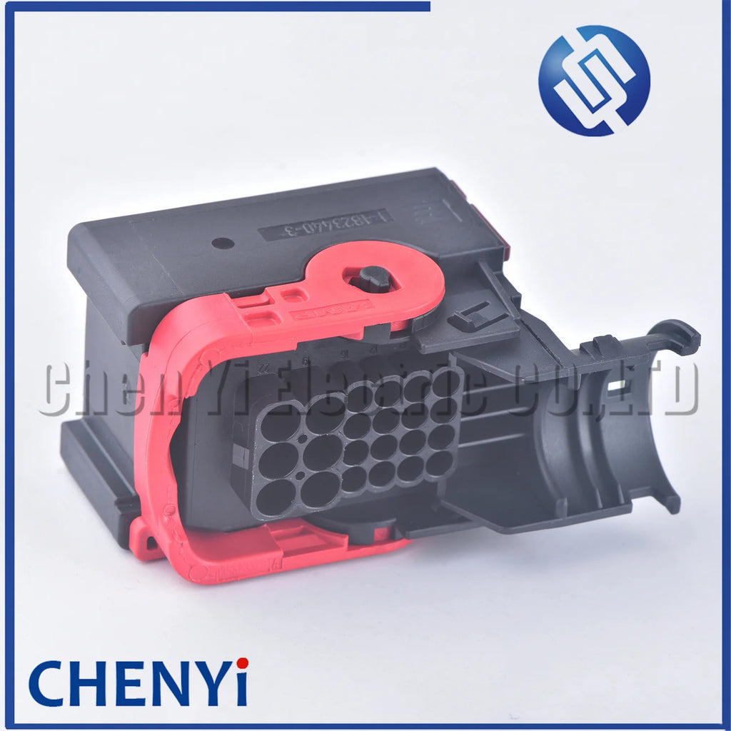 22 Pin ECU Connector Black Waterproof Plug 1-1823449-1 1-1823661-1 1-1823440-3 1-1823441-3 1355233-3 1823442-1 With Pins or lid