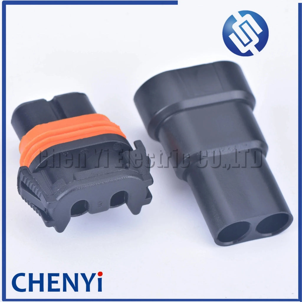 5 sets 2 pin male or female waterproof AC Power Wiring Harness Connector car lamp connector automotive For HID Xenon plug DJ9005