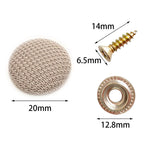 10/20Pcs Car Interior Roof Buckles Headliner Ceiling Cloth Fixing Screw Care Fabric Buckle Rivets Retainer Cap Repair Automotive