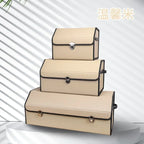 Car Trunk Organizer Box Large Capacity Auto Multiues Tools Storage Bag Stowing Tidying Leather Camping Outdoor Car Storage Bags