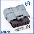 6 Pin Auto waterproof connector ignition coil Wire harness plug 211PC062S1149 10865112 For Peugeot 407 EW10A Citroen Renault