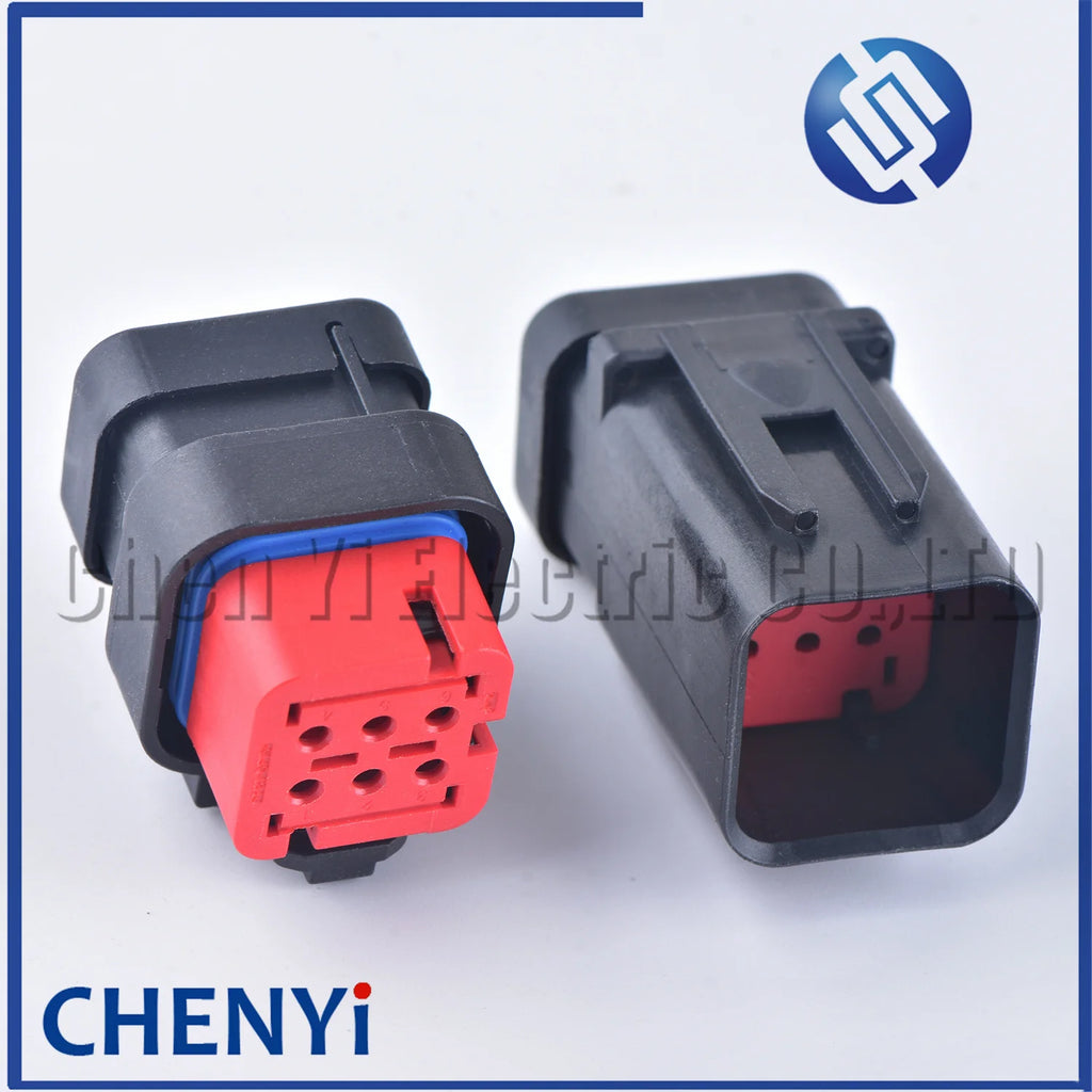 1 set 6 Pin 1.5mm Series male female Auto Waterproof Connector Camshaft Sensor Plug 776434-1 776433-1 For Carter Excavator