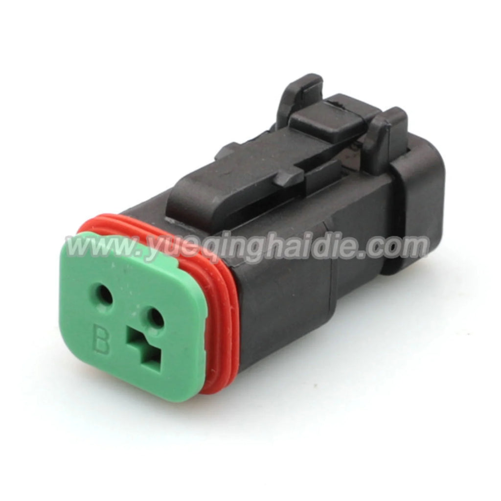 2 PIN Connector Waterproof 1.6mm Series Male Female Connectors Black Auto Plug For Mazda DT04-2P-E005 DT06-2S-E004