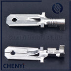50 pcs 6.3mm Automotive Crimp Terminal Male Spade Connector Brass Pins Auto Splice Wire Terminals DJ611-6.3A G194
