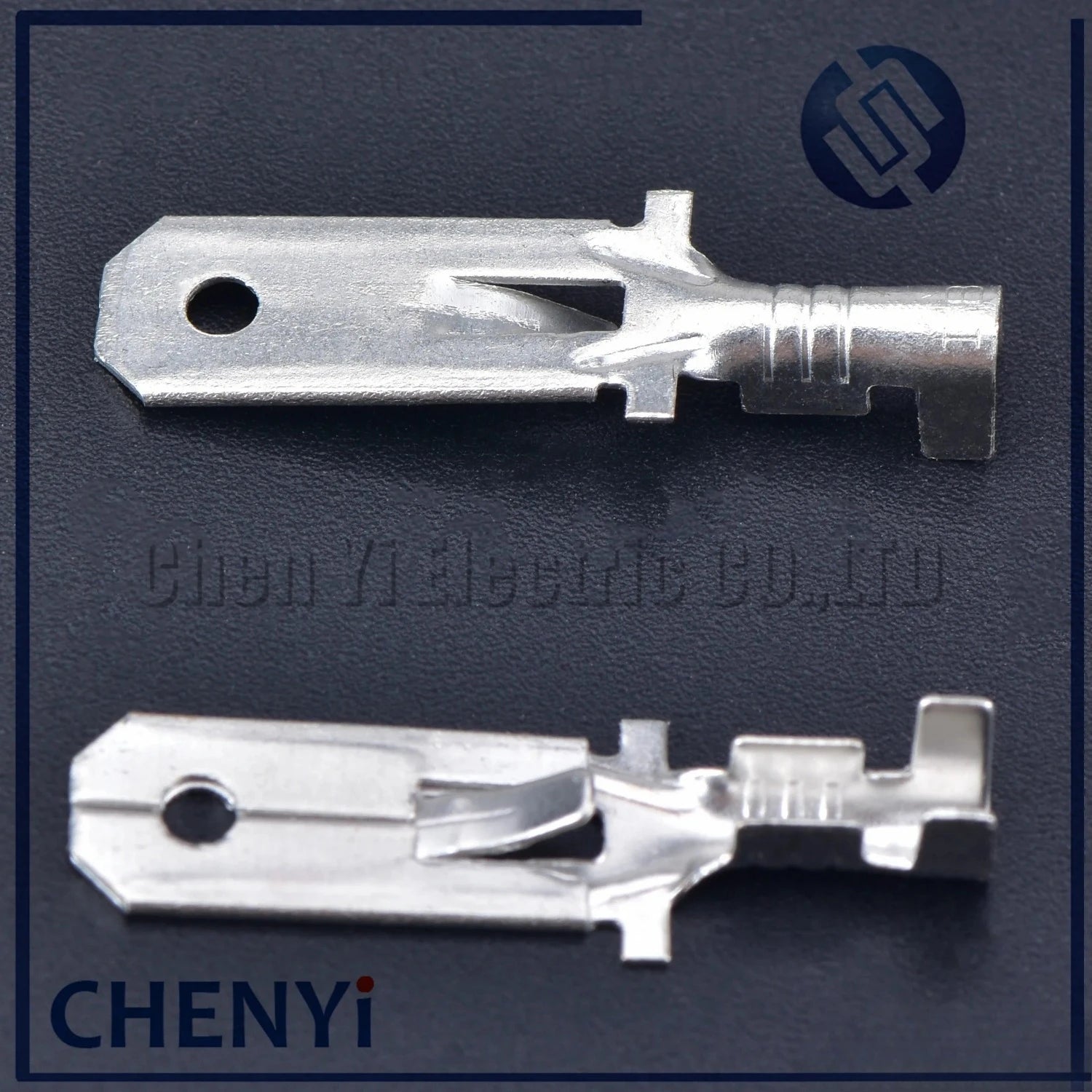 50 pcs 6.3mm Automotive Crimp Terminal Male Spade Connector Brass Pins Auto Splice Wire Terminals DJ611-6.3A G194