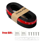 Car Front Bumper Protection Tool Carbon Fiber Strong Adhesive Rubber Universal Front Edge Anti-scratch Protector Amagi