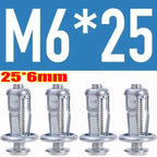 40-4pcs Petal Shape Rivet Nut Screw Bolt Kit M4 M5 M6 M8Metal Rivetnut Panel License Plate Clamp Lock Jack Nuts Auto Accessories