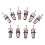 10Pcs AC R134A Valve Core Automotive Car Air Conditioning Cores Needles Repair Kit Heat Resistant Vehicle Car Accessories