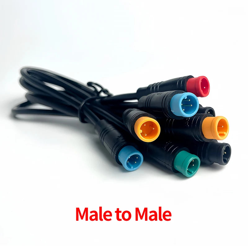 4/10Pcs M8 Waterproof Connectors 2/3/4/5/6 Pin, Male & Female Plug Socket Set, IP67 Wire Cable Connector Kit