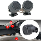 1 Pair Tweeter Speakers 500W Dome Loudspeakers 12V Mini Stereo Speaker For Car Audio System Accessories