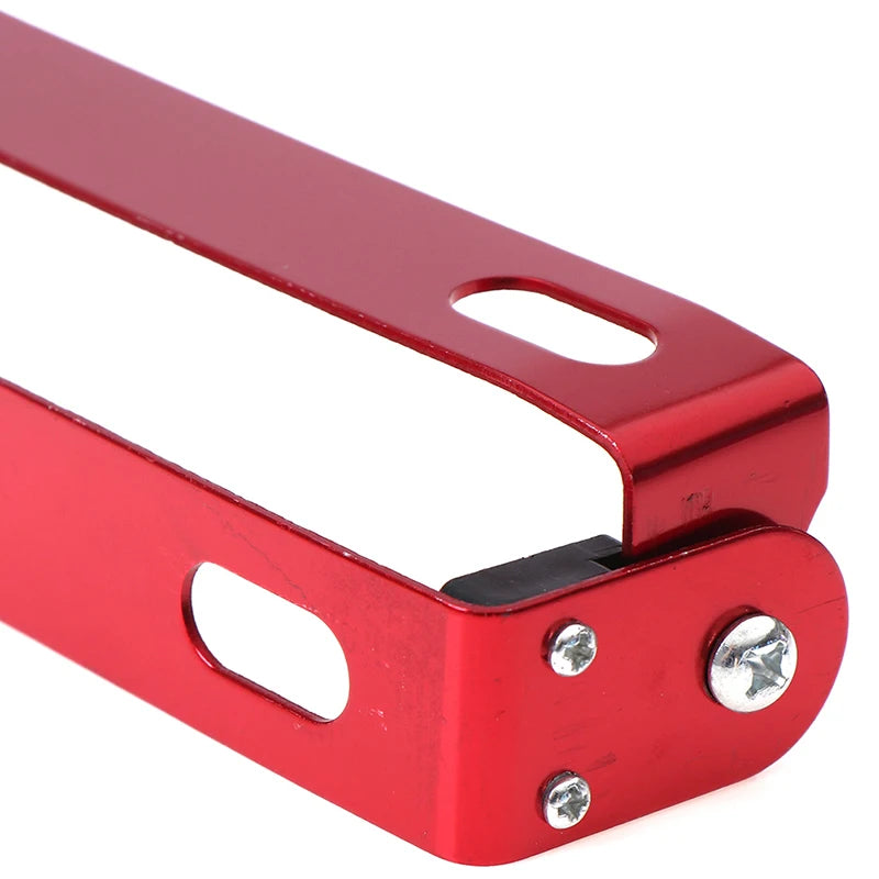 Universal Motorcycle Car License Plate Frame Aluminum Power Racing Auto Adjustable Angle Metal License Plate Holder Bracket