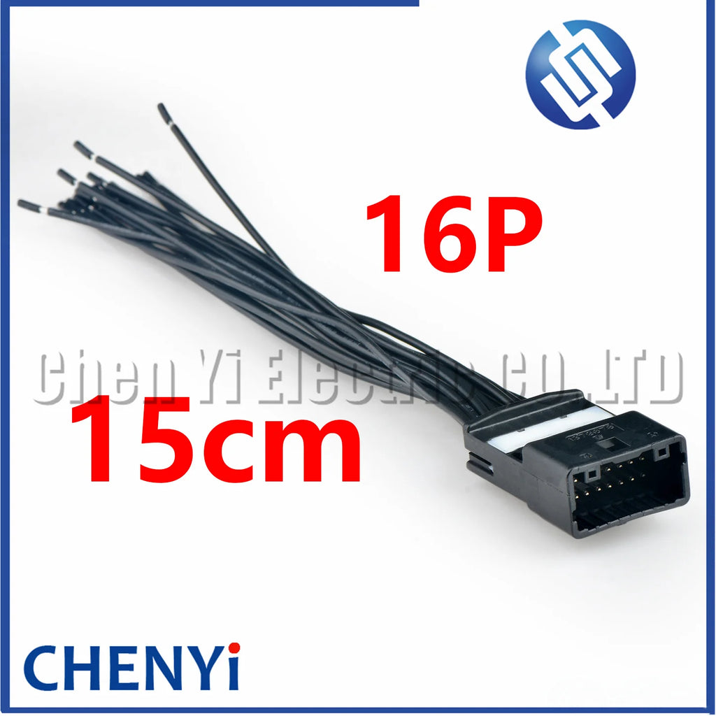 16 Pin Automotive connector Car Audio Navigation Rearview wire harness Plug 1379678-1 1379665-1 1379678 1379665