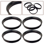4Pcs Automotive Car Plastic Wheel Hub Centering Rings 74.1 X 72.6 Mm For BMW Wheel Bore Center Spacer Black Hubrings Bore