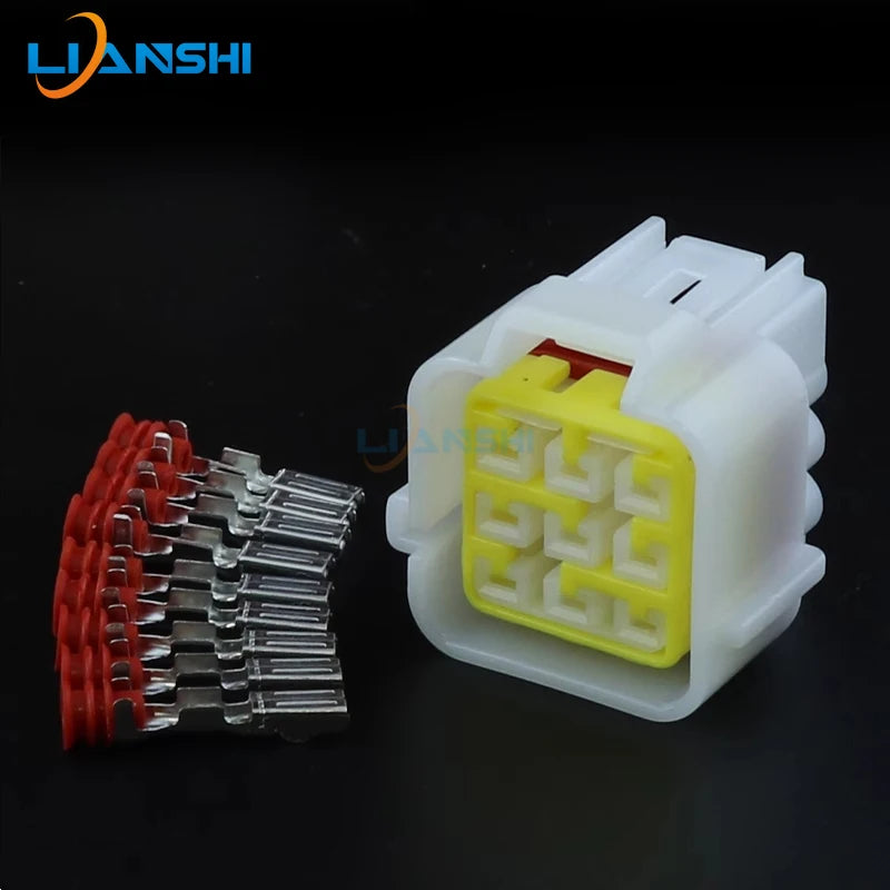 DJ7091Y-2.3-11/21 Waterproof series of automotive connectors and plugs, 9-hole automotive connection plugs FW-C-9F/M-B