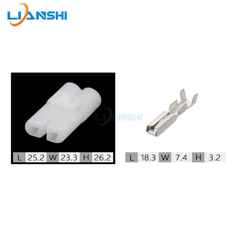 DJ7022-2.3-21 Car connector 2p harness plug for motorcycle igniter plug 6180-2331