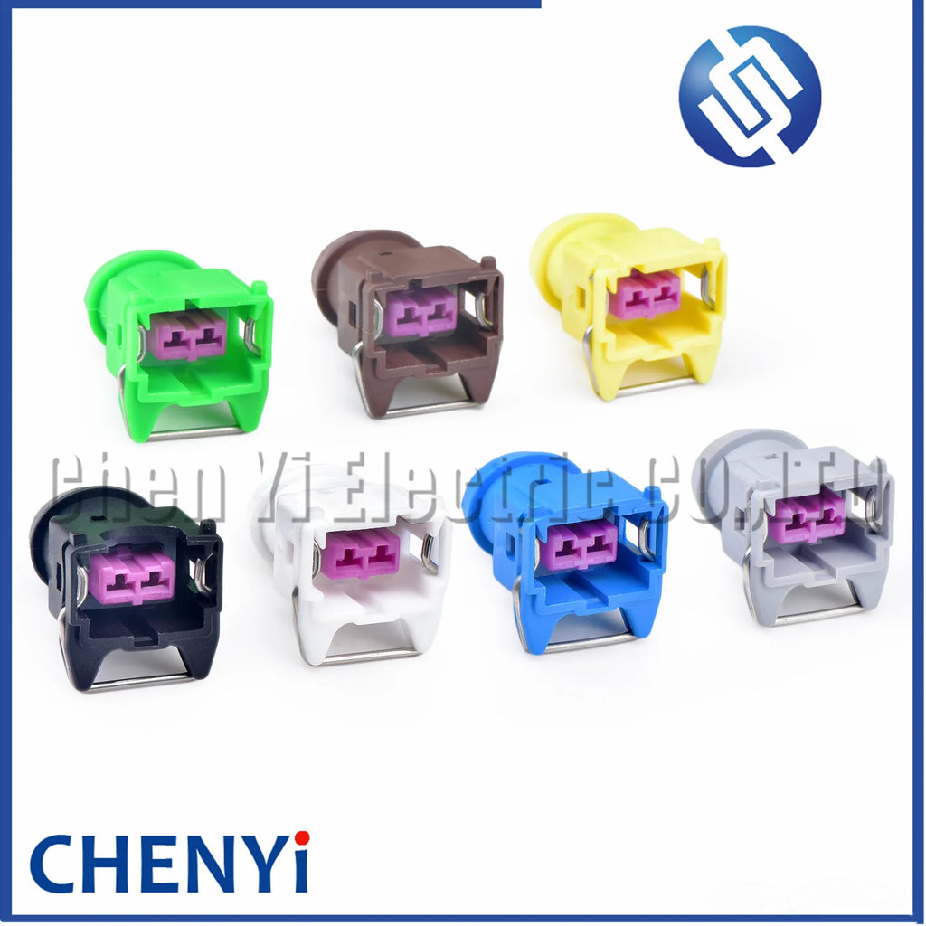 2 Pin Auto Fuel injector connector Car horn Speaker plug 144473-5 144473-6 144473-7 144473-8 For PEUGEOT CITROEN Geely Chang'an