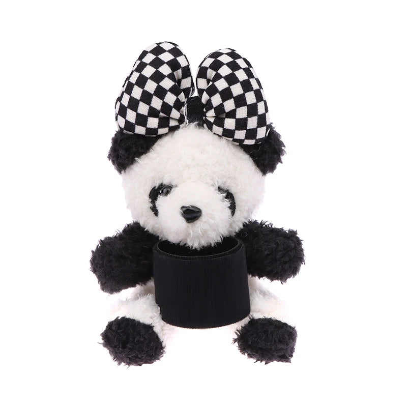 Plush Puppy Clutch Decoration Car Wiper Turn Signal Switch Decoration Cute Bowknot Dog Car Wiper Doll Interior Accessories