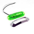 2Pcs Red Green Boat Navigation LED Lights Deck Waterproof Bow Pontoon Lights 12V 24V For Marine Boat Yacht Motorboat