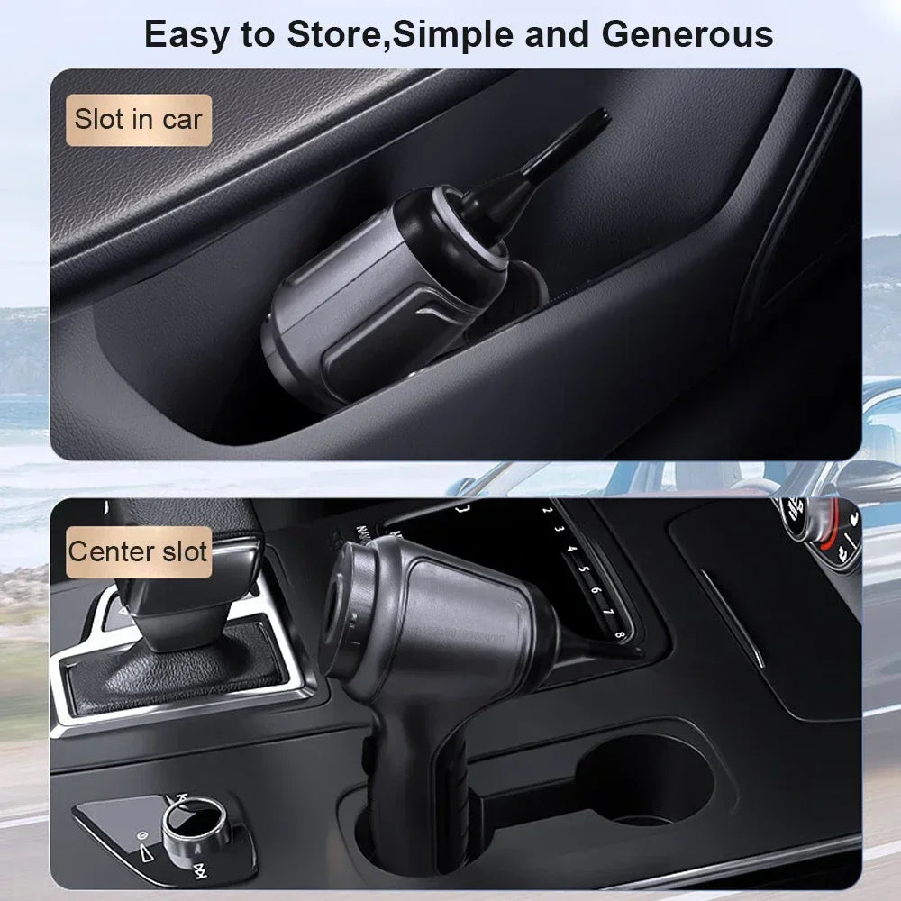 Car Vacuum Cleaner Strong Suction Cleaning Mini Machine Wireless Portable Handhled Blower Machine Air Duster for Home Appliances