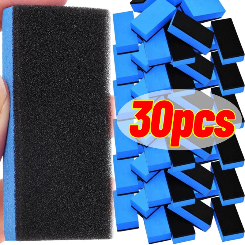 30/1pcs Glass Nano Applicator Pads Polish Wax Ceramic Coating Sponges Brushes Cleaning Tool Car Polishing Coating Sponge Brush