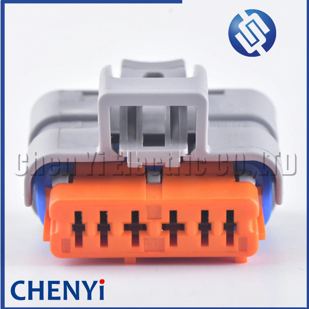 6 Pin 2B+4S Composite female automotive waterproof connector Throttle oil pump plug For Peugeot Citroen C4 C6