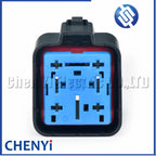 8 Pin Automotive waterproof connector Car air conditioning electronic fan relay harness plug 10740372 60431011 98AG-14A464-KHA