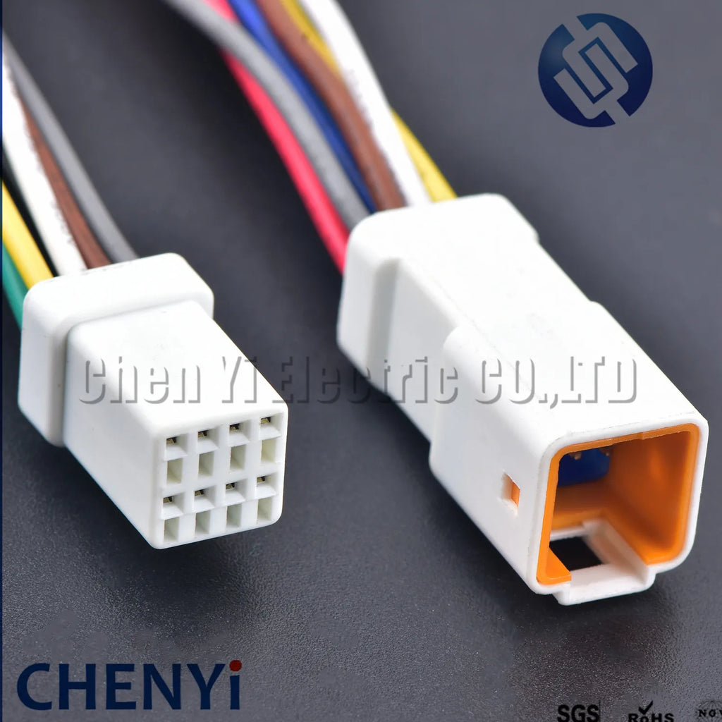 8 Pin Auto Waterproof Electronic Connector Wire Harness Butt Plug 08R-JWPF-VSLE-S 08T-JWPF-VSLE-S JWPF-VSLE-D
