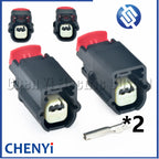 2 Pin Auto Fog lamp daytime light connector Temperature sensor plug AU5T-12A647-AC 31402-2510 34977-2100 For Ford Honda Toyota