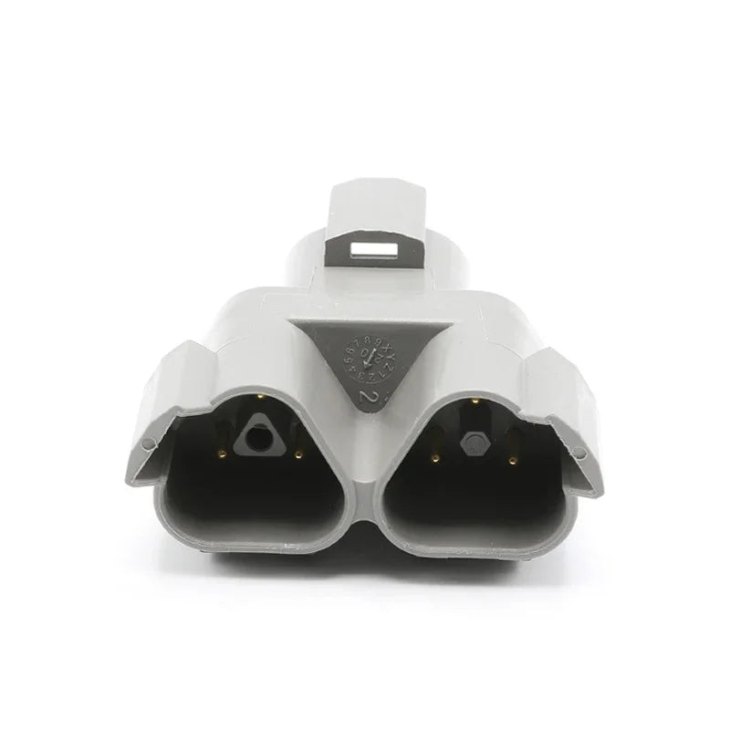 Deutsch DT Series 3-Pin Automotive Waterproof Connector Housing,Flame Retardant 3-Way Wire Plug for Vehicle Wiring DT4-3PDT06-3S