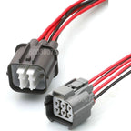 6 PIN Waterproof Car Starter Accessories 6181-0074 6189-0133 Automobile Wire Socket for Honda Nissan Window Lifter Motor