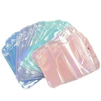 Colorful Laser Ziplock Bag Packaging Bags For Earring Jewelry Display Bags Pouch Gift Packaging Resealable Storage Bag Amagi