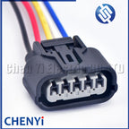 5 Pin Car connector Mass Air flow Sensor turbocharger motor solenoid valve actuator plug 6189-6909 6189-1081 For Honda Civic CRV
