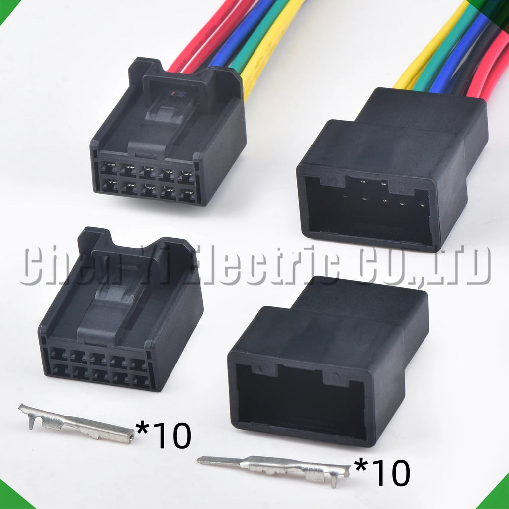 10-pin auto connector connector connectors player microphone navigation toyota