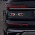3D Reflective Eyes Stickers for Motorcycle Scooter Windshield Auto Decorative Night Light Safety Front Car Stickers Waterproof