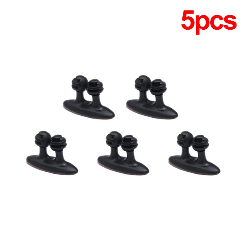 Car Cable Manager Hook Clasp Clamp Universal Auto Interior Dashboard Phone Charger Cable Holder Headphone Line Organizer Tools