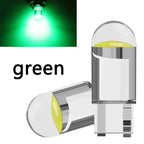 Car LED COB Bulb T10 W5W Signal Light 12V 7500K White Auto Interior Dome Reading License Plate Lamps Wedge Side Bulbs Amagi