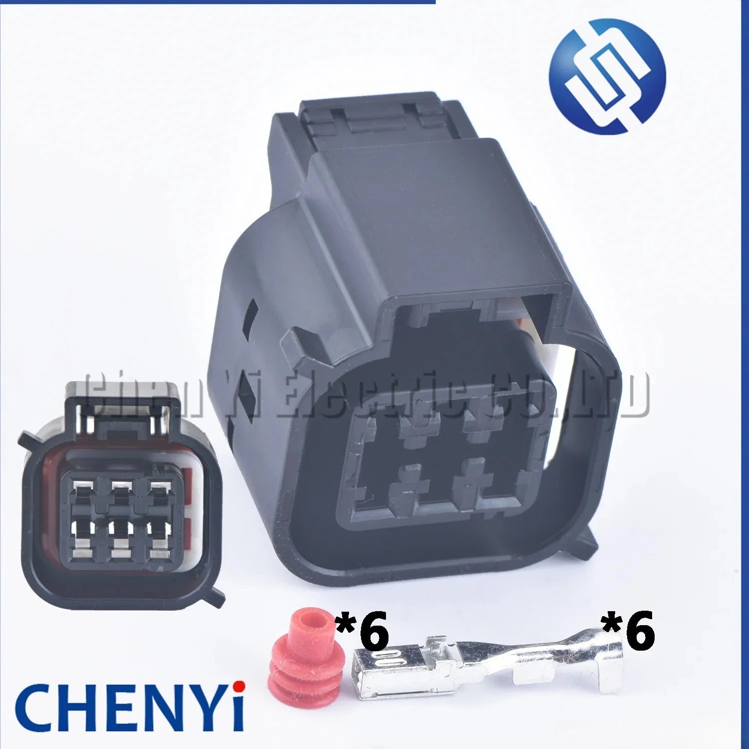 6 Pin Automobile Headlight Wiring Harness Waterproof plug connector MG643866-5 For Hyundai Freddy ix35 Rena Santa Fe